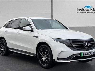 Used Mercedes EQC400 AMG line 300 kW (408 HP) 2021 White SUV
