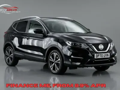 Used Nissan Qashqai N-Connecta 160 HP (117 kW) 2020 Black SUV