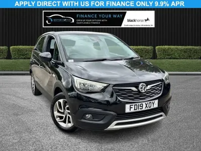 Used Vauxhall Crossland X S 110 HP (80 kW) 2019 Black SUV