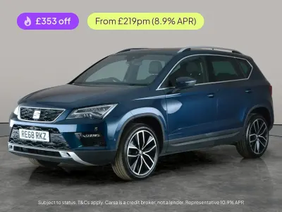 Used Seat Ateca XCELLENCE Lux 150 HP (110 kW) 2018 Blue SUV