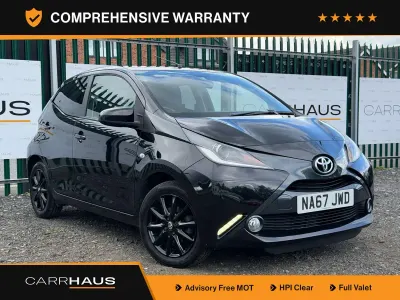 Used Toyota Aygo x-style 68 HP (50 kW) 2017 Black Hatchback