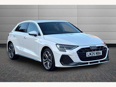 White Used 2025 Audi A3 e-tron S-Line Hatchback | £27,990 (Super price)