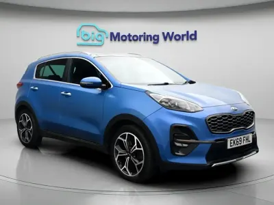 Used Kia Sportage GT-Line S 177 HP (130 kW) 2019 Blue SUV