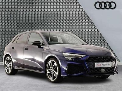 Used Audi A3 Black Edition 147 HP (108 kW) 2024 Blue Hatchback