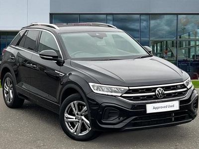 Black Used 2022 VW T-Roc R-line SUV | £25,486 (Fair price)