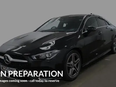 Used Mercedes CLA180 AMG line 136 HP (100 kW) 2022 Black Sedan