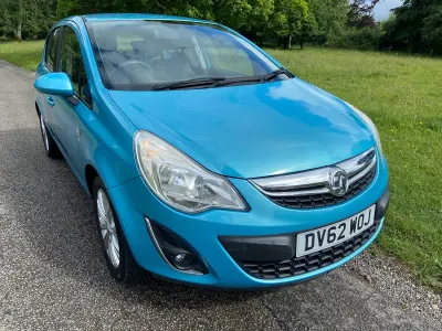 Used Vauxhall Corsa 100 HP (73 kW) 2012 Blue Hatchback