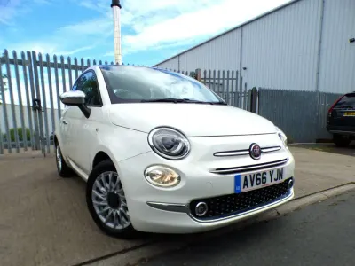 Occasion Fiat 500 Lounge 69 ch (50 kW) 2016 Blanc Citadine