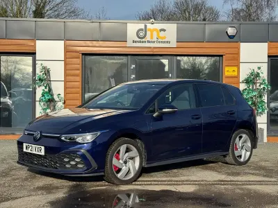 Used VW Golf VII GTE 204 HP (150 kW) 2021 Blue Hatchback