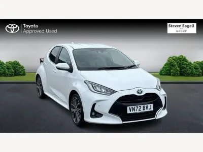 Used Toyota Yaris Hybrid 2022 White Hatchback