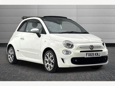 Used Fiat 500C Rock 68 HP (50 kW) 2019 White Cabriolet