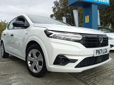 White Used 2021 Dacia Sandero Essentiel Hatchback | £7,995 (Fair price)