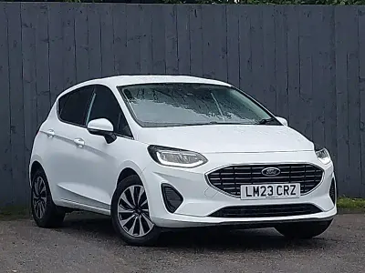Used Ford Fiesta Titanium 125 HP (91 kW) 2023 White Hatchback