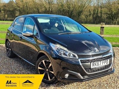 Used Peugeot 208 Allure Premium 2017 Black Hatchback