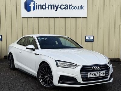 White Used 2017 Audi A5 S-Line Coupe | £8,999 (Expensive)