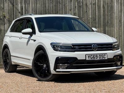 White Used 2019 VW Tiguan R-line SUV | £20,750 (Good price)