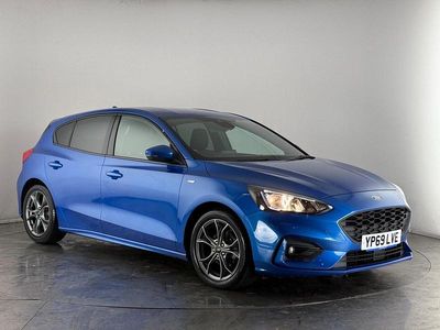Blue Used 2019 Ford Focus ST-Line Hatchback | £10,750 (Fair price)