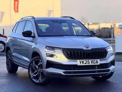 Used Skoda Karoq SportLine 150 HP (110 kW) 2025 Silver SUV