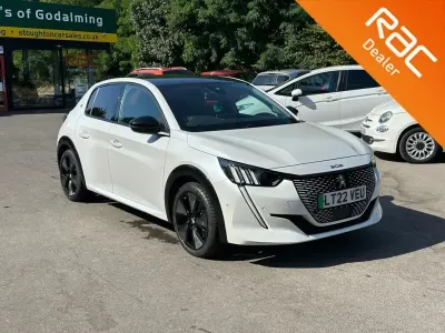 Used Peugeot e-208 GTi 100 kW (136 HP) 2022 White Hatchback