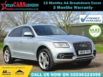 Used Audi Q5 S-line plus 221 HP (162 kW) 2012 Silver SUV