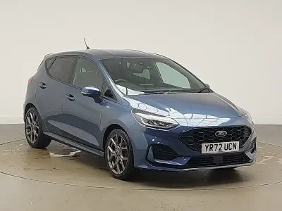 Used Ford Fiesta ST-Line 100 HP (73 kW) 2022 Blue Hatchback