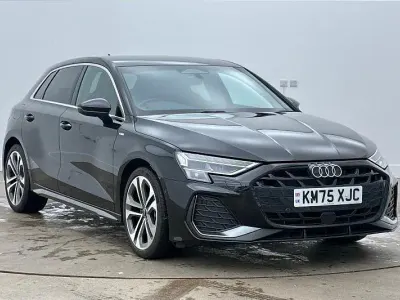 Used Audi A3 Sportback S-Line 2025 Black Hatchback