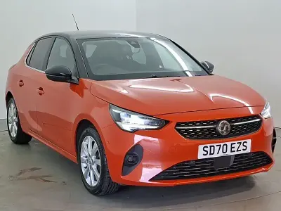 Used Vauxhall Corsa Elite 100 HP (73 kW) 2020 Orange Hatchback