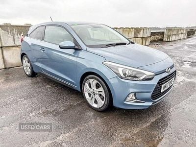 Used Hyundai i20 Premium 2017 Blue Coupe