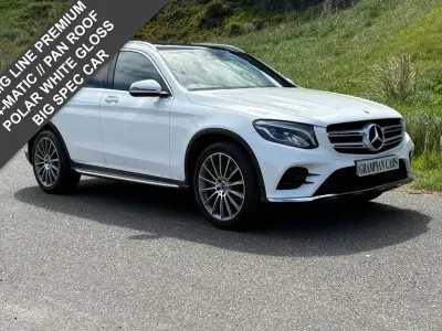 Used Mercedes GLC220 AMG line 2018 White SUV