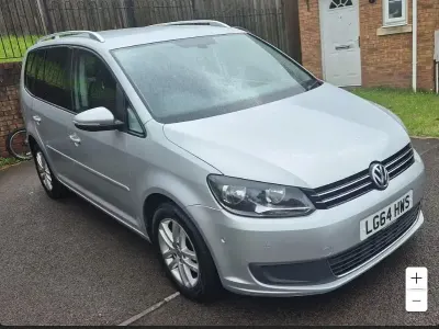 Used VW Touran SE 105 HP (77 kW) 2014 Silver MPV