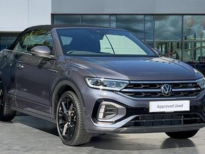 Smokey grey metallic black New 2025 VW T-Roc R-line SUV | £33,528