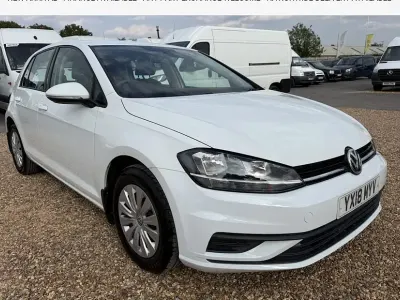 Used VW Golf VII S 85 HP (62 kW) 2018 White Hatchback