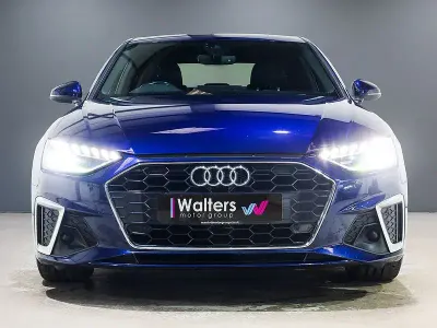 Used Audi A4 S-Line 190 HP (139 kW) 2020 Blue Sedan
