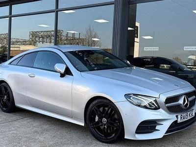 Used Mercedes E300 AMG line 245 HP (180 kW) 2019 Silver Coupe