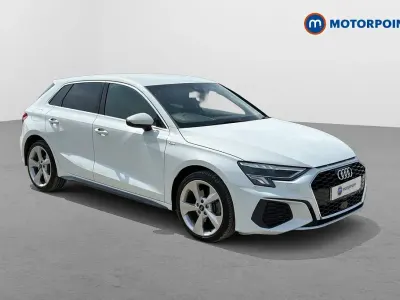 Used Audi A3 e-tron S-Line 2024 White Hatchback