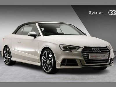 Used Audi S3 Cabriolet 306 HP (225 kW) 2018 White Cabriolet