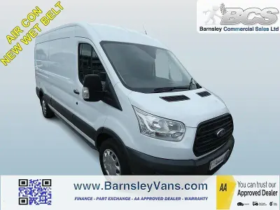 Used Ford Transit 130 HP (95 kW) 2018 White Van