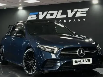 Usado Mercedes A35 AMG Premium Plus 2022 Azul Citadino