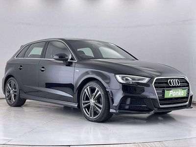 Black Used 2018 Audi A3 Sportback S-Line Hatchback | £11,100 (Good price)