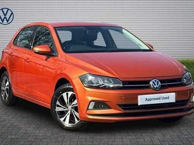 Used VW Polo SE 95 HP (69 kW) 2019 Orange Hatchback