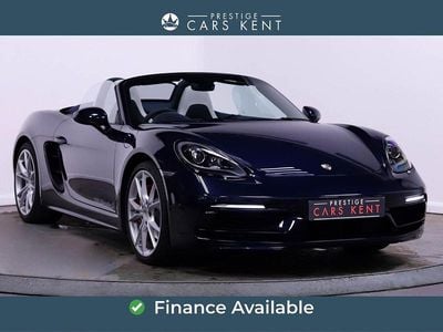 Used Porsche 718 Boxster 350 HP (257 kW) 2020 Blue Cabriolet