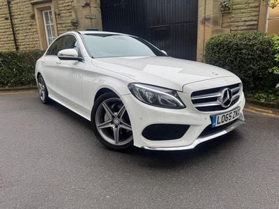 Used Mercedes C220 AMG line 2016 White Sedan