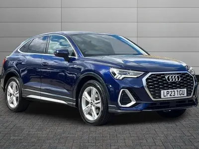 Used Audi Q3 Sportback S-Line 148 HP (108 kW) 2023 Navarra blue SUV