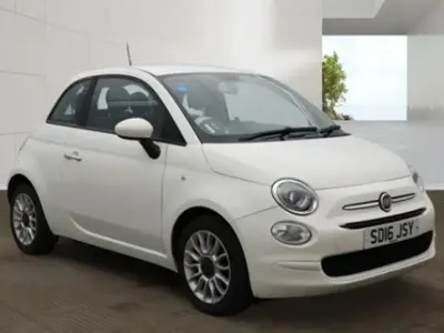 Used Fiat 500 Pop Star 69 HP (50 kW) 2016 White Hatchback