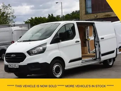 Used Ford Transit Custom 130 HP (95 kW) 2022 White Van