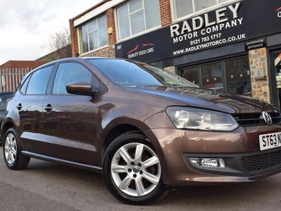 used VW Polo Polo 2014 (63)1.4 Match Edition Euro 5 5dr Petrol Brown