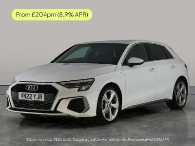 Used Audi A3 Sportback S-Line 110 HP (80 kW) 2022 White Hatchback