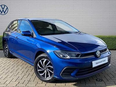 Used VW Polo Life 95 HP (69 kW) 2024 Blue Hatchback