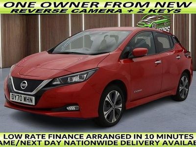 Red Used 2020 Nissan Leaf Tekna Hatchback | £11,388 (Fair price)