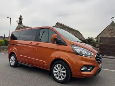 Used Ford Tourneo Custom Titanium 2020 Orange Van